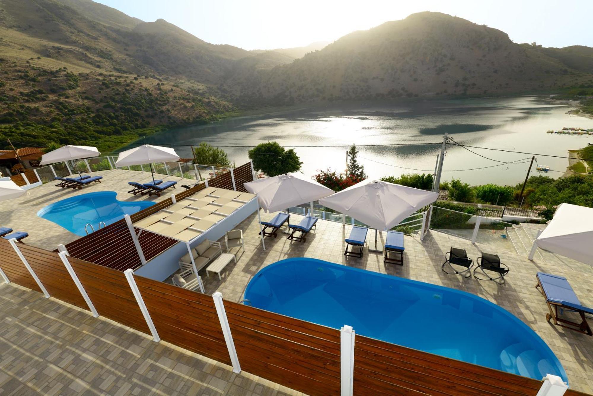 Lake View Suites Kávallos Dış mekan fotoğraf